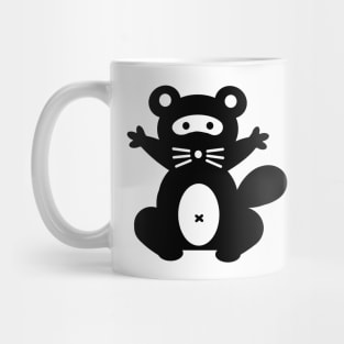 Ninja Raccoon / Tanuki - Silhouette Mug